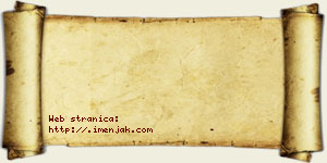 Omilj Nedić vizit kartica